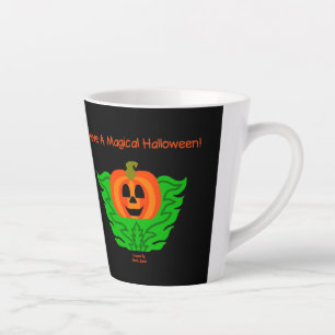 Magical Halloween Pumpkin Small Latte Mug