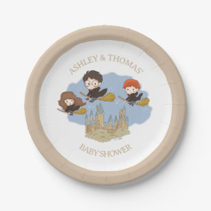 Magical Harry Potter and Hogwarts Baby Shower Paper Plates