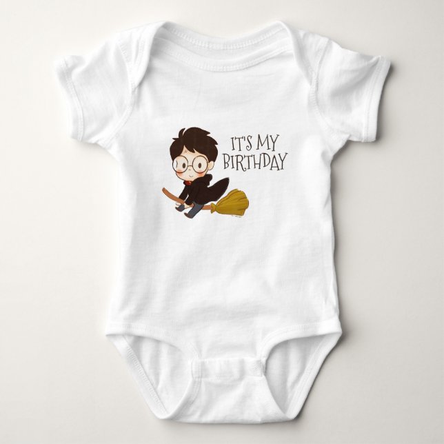 Magical HARRY POTTER™ and Hogwarts Birthday Baby Bodysuit (Front)