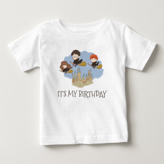 Magical HARRY POTTER™ and Hogwarts Birthday Baby T-Shirt (Front)