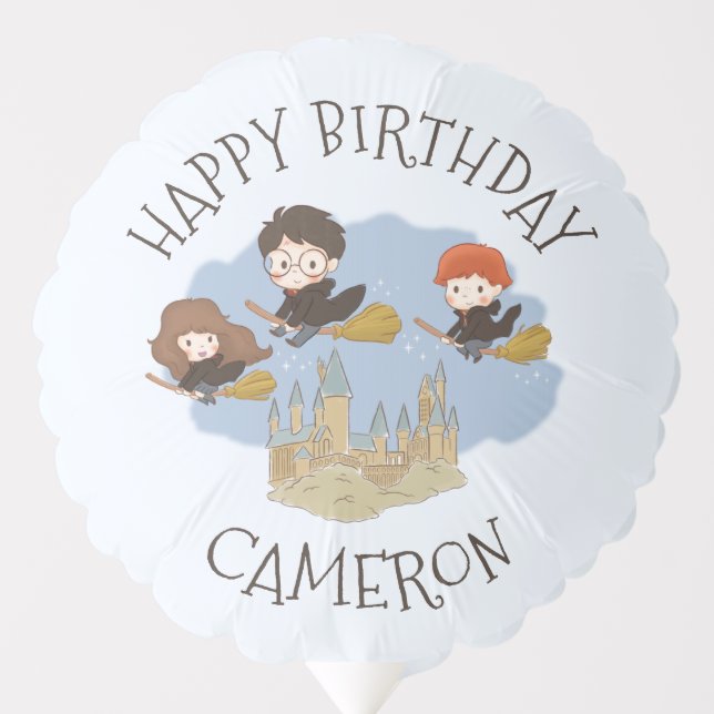 Magical HARRY POTTER™ and Hogwarts Birthday Balloon (Front)