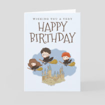 Magical Harry Potter and Hogwarts Birthday Card