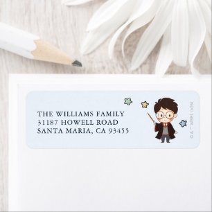 Magical HARRY POTTER™ and Hogwarts Birthday Label