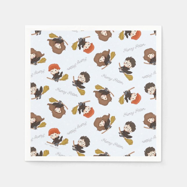 Magical HARRY POTTER™ and Hogwarts Birthday Napkins (Front)
