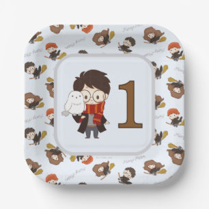 Magical HARRY POTTER™ and Hogwarts Birthday Paper Plates