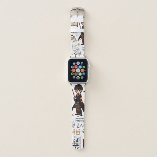 Magical HARRY POTTER Watercolor Apple Watch Band