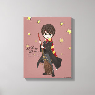 Magical HARRY POTTER™ Watercolor Canvas Print