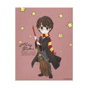 Harry Potter Cartoon Posters Canvas Art & Prints | Zazzle