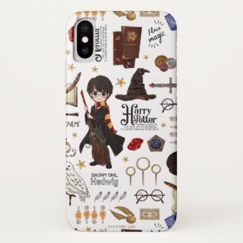 Magical Harry Potter™ Watercolor Iphone X Case by harrypotter at Zazzle