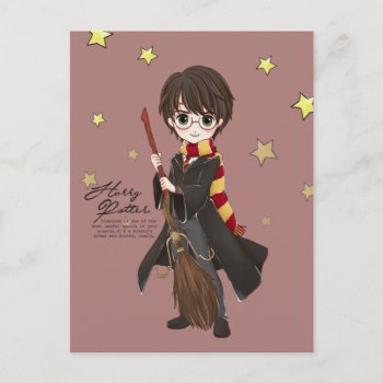 Magical Harry Potter™ Watercolor Invitation Postcard by harrypotter at Zazzle