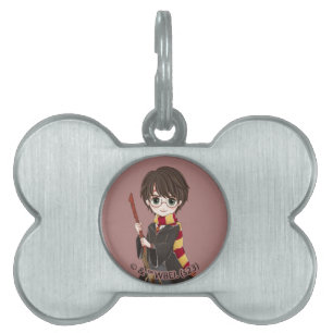 Magical HARRY POTTER™ Watercolor Pet ID Tag