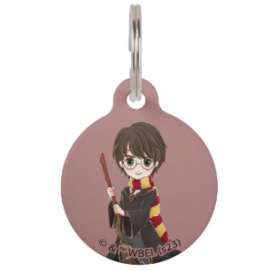 Magical HARRY POTTER™ Watercolor Pet ID Tag