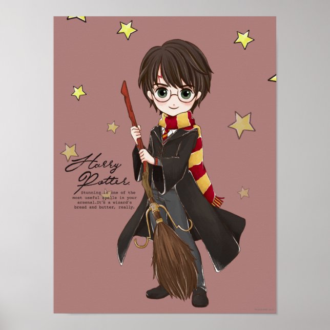 Magical HARRY POTTER™ Watercolor Poster (Front)