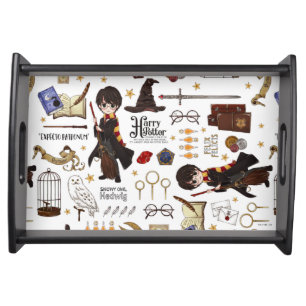 Magical HARRY POTTER™ Watercolor Serving Tray