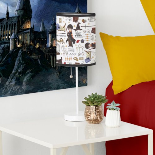 Magical HARRY POTTER Watercolor Table Lamp