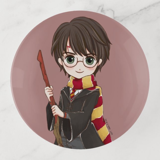Magical HARRY POTTER™ Watercolor Trinket Tray (Front)