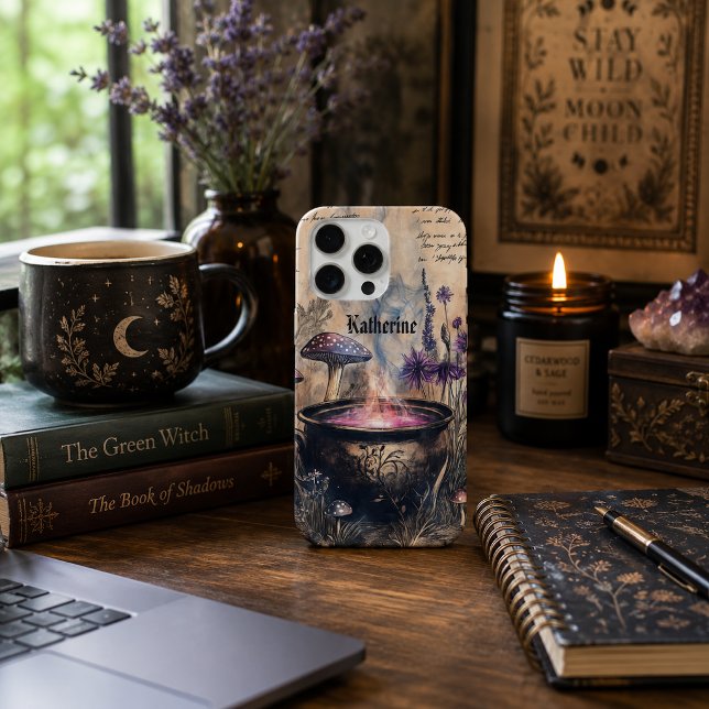 Magical Herbal Cauldron Botanical iPhone Case (Creator Uploaded)