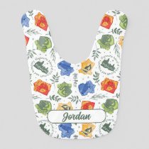 Magical Herbology HOGWARTS™ Houses Pattern Baby Bib