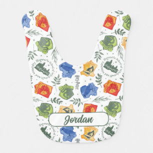 Magical Herbology HOGWARTS™ Houses Pattern Baby Bib