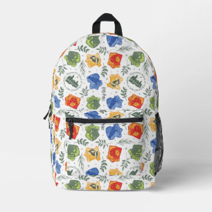 Magical Herbology HOGWARTS™ Houses Pattern Printed Backpack