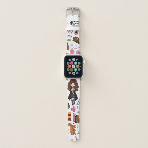 Magical Hermione Granger Watercolor Apple Watch Band