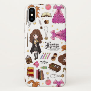 Magical Hermione Granger Watercolor iPhone X Case