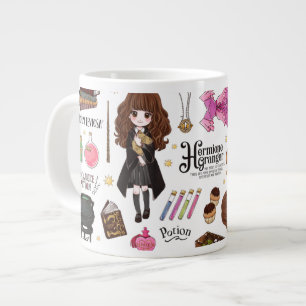 Magical Hermione Granger Watercolor Giant Coffee Mug