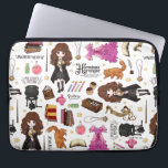 Magical Hermione Granger Watercolor Laptop Sleeve<br><div class="desc">HARRY POTTER™ | A watercolor manhwa style illustration featuring Hermione Granger.</div>