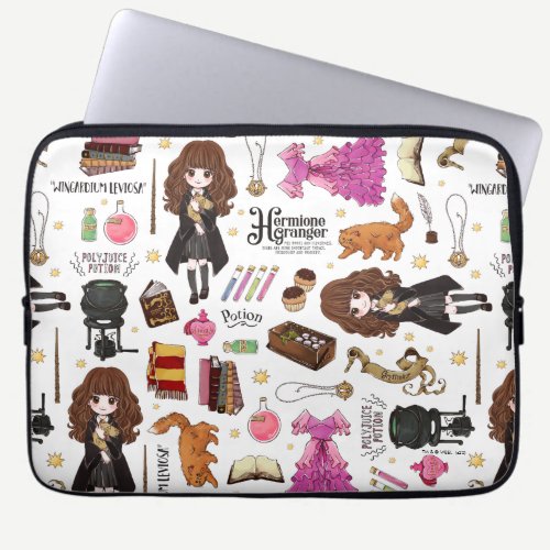 Magical Hermione Granger Watercolor Laptop Sleeve