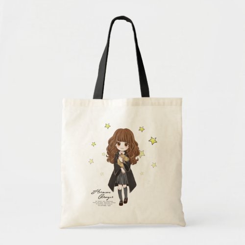 Magical Hermione Granger Watercolor Tote Bag