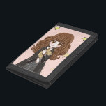 Magical Hermione Granger Watercolor Trifold Wallet<br><div class="desc">HARRY POTTER™ | A watercolor manhwa style illustration featuring Hermione Granger.</div>