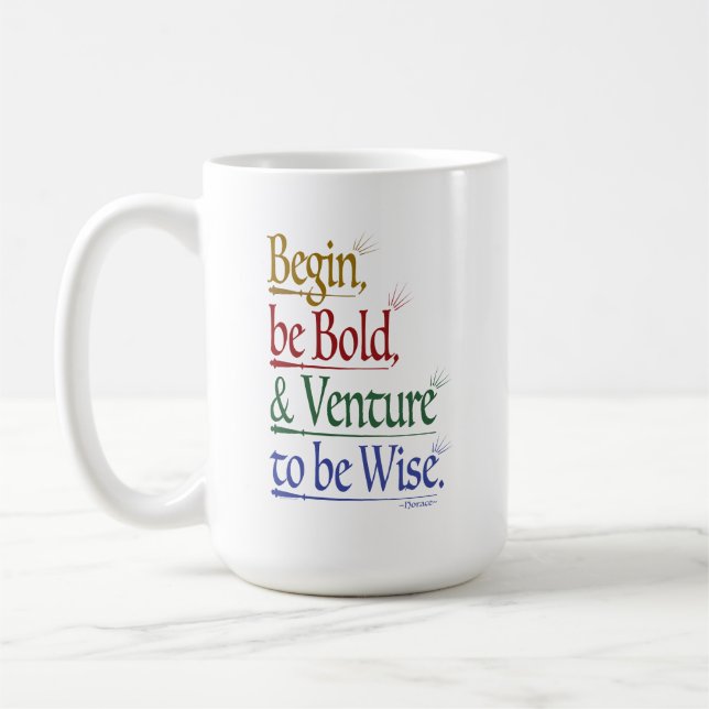Magical Horace Quote 15oz. Mug (Left)