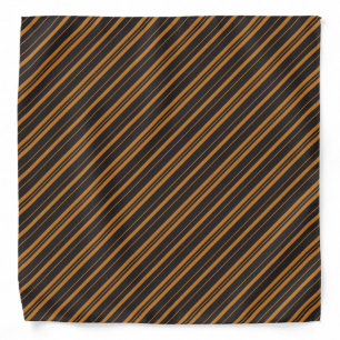 Magical House Striped Bandana Gold and Black