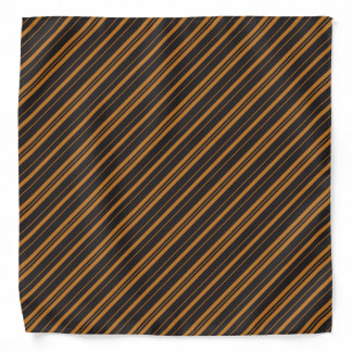 Magical House Striped Bandana Gold and Black