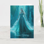 Magical Ice Queen Winter Christmas Card