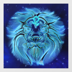 Magical image of the zodiac sign Leo Floor Decals