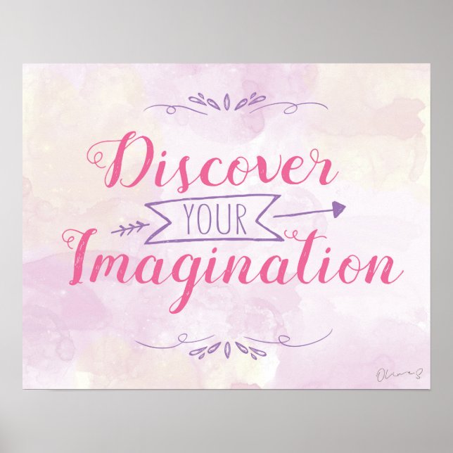 Magical Imagination Poster (Pink) (Front)
