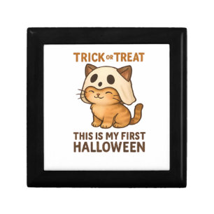 Magical Introvert Cat  Pastel Witch Hat Halloween  Gift Box