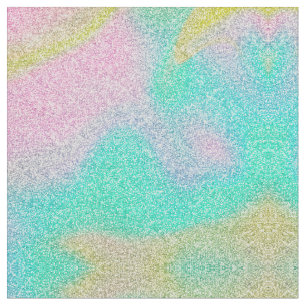 Magical Iridescent Glitter Holographic Image Fabric