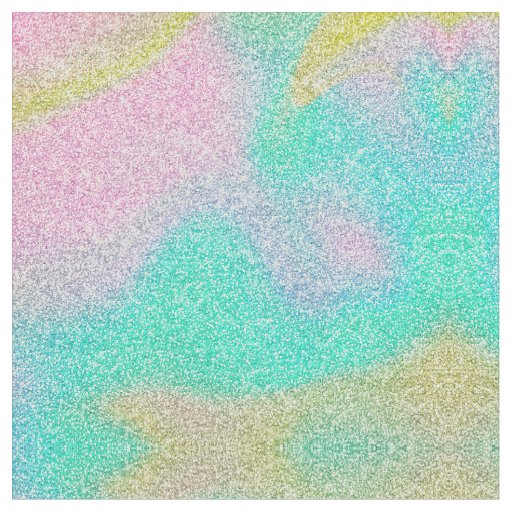 Magical Iridescent Glitter Holographic Image Fabric