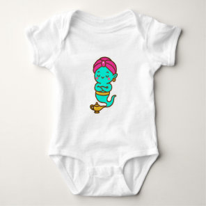 Magical Kawaii Djinn – Neon Spirit Baby Bodysuit