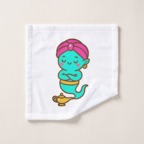 Magical Kawaii Djinn – Neon Spirit Bath Towel Set