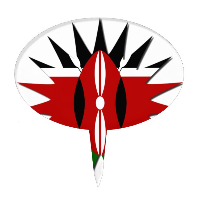 Magical Kenya: Celebrate World Tourism Day 🇰🇪 Cake Topper (Front)