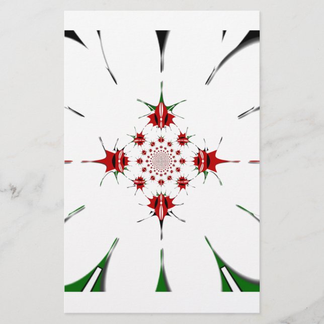  Magical Kenya: Embrace Culture Kaleidoscope 🇰🇪. Stationery (Front)