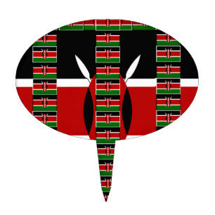 🇰🇪 Magical Kenya: Frame of Unity and Pride Cake Topper