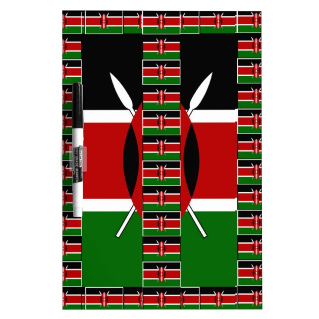 🇰🇪 Magical Kenya: Frame of Unity and Pride Dry-Erase Board (Front)