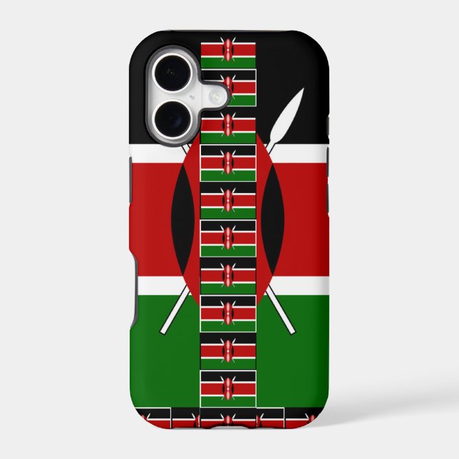 🇰🇪 Magical Kenya: Frame of Unity and Pride  Iphone Case (Back)