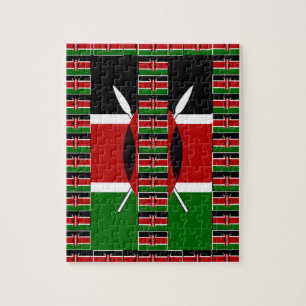 🇰🇪 Magical Kenya: Frame of Unity and Pride Jigsaw Puzzle