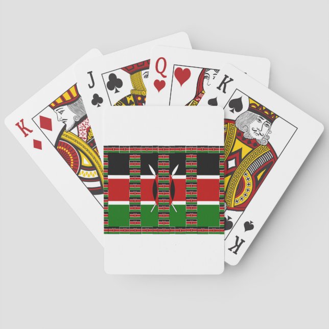 🇰🇪 Magical Kenya: Frame of Unity and Pride  Poker Cards (Back)