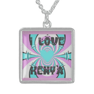 Magical Kenya: I LOVE KENYA Sterling Silver Necklace